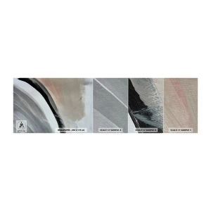 Prøve Fototapet Premium Canvas - Komposition: en bue af sort og gråt - Abstraktion, Stykke, Moderne kunst - 100x30 cm