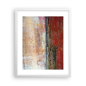 Plakat i hvid ramme - Måske er det havet - 40x50 cm