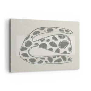 Lærredstryk - Billede på lærred - Bizart væsen - 100x70 cm