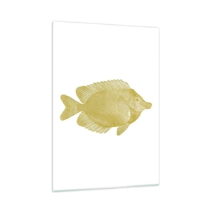Billede på glas - Fisk og det er det - 50x70 cm
