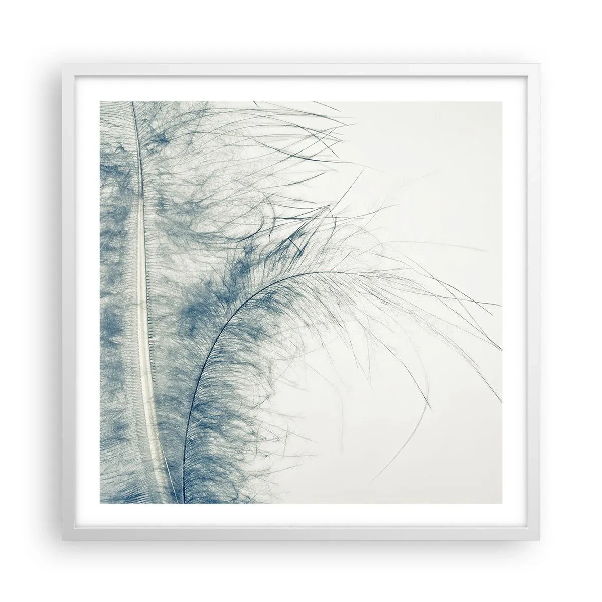 Plakat i hvid ramme - Naturens hvisken - 60x60 cm