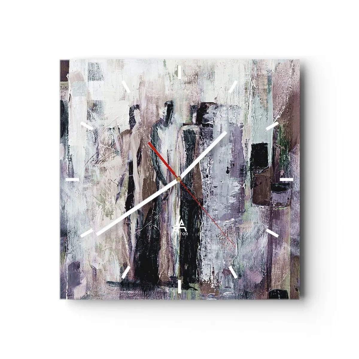 Vægur, Uret - De mystiske tre - 40x40 cm