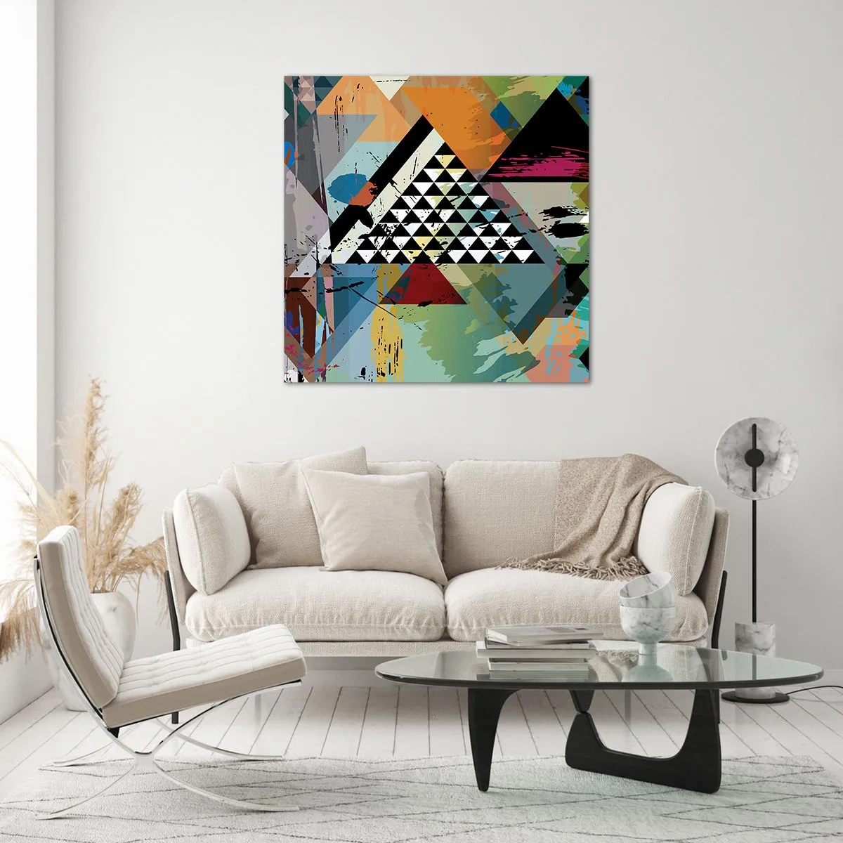 Billede på glas - Hvor enkelt - 40x40 cm