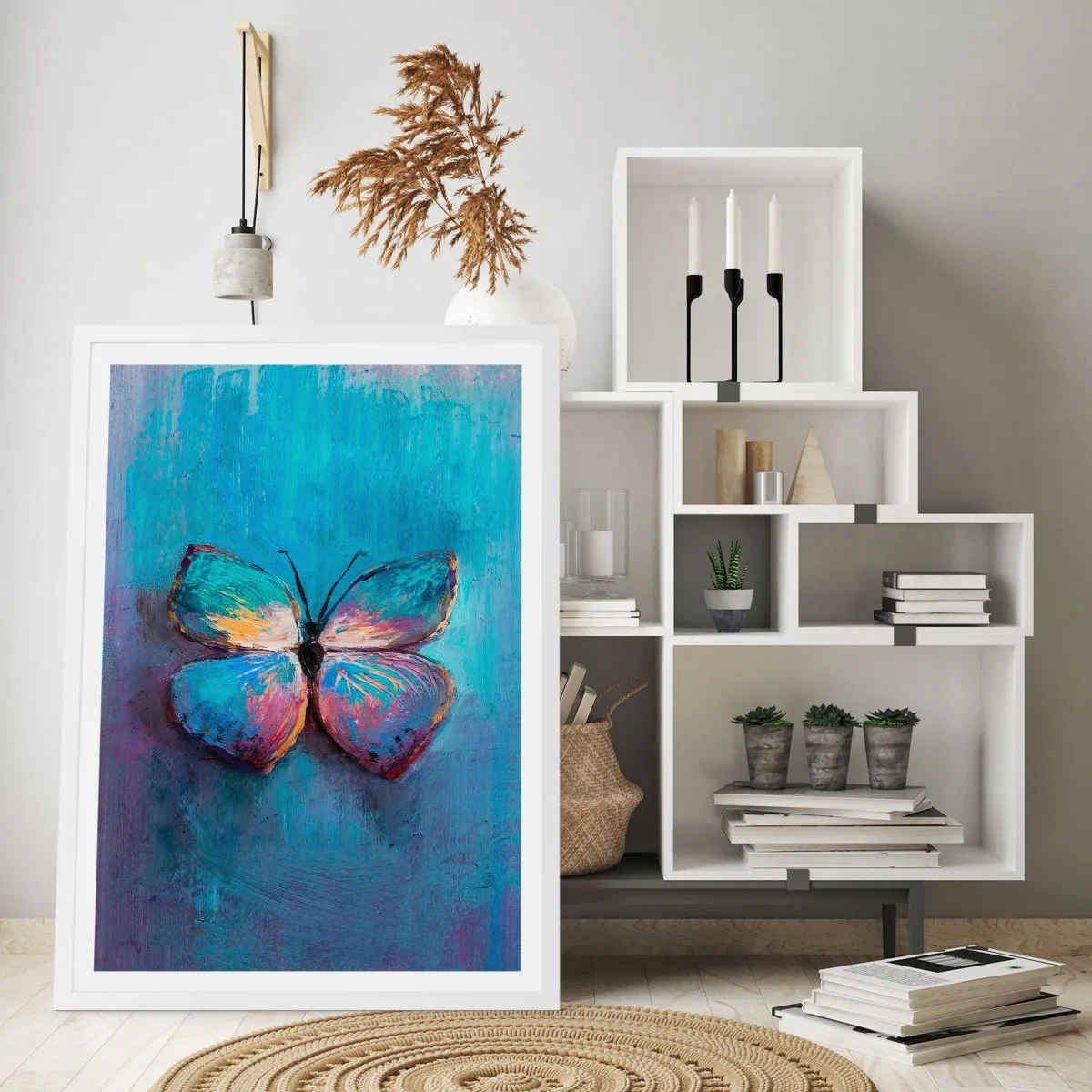 Plakat i hvid ramme - I sin fulde pragt - 61x91 cm