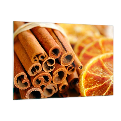 Billede på glas - Kan du lugte deres duft? - 120x80 cm