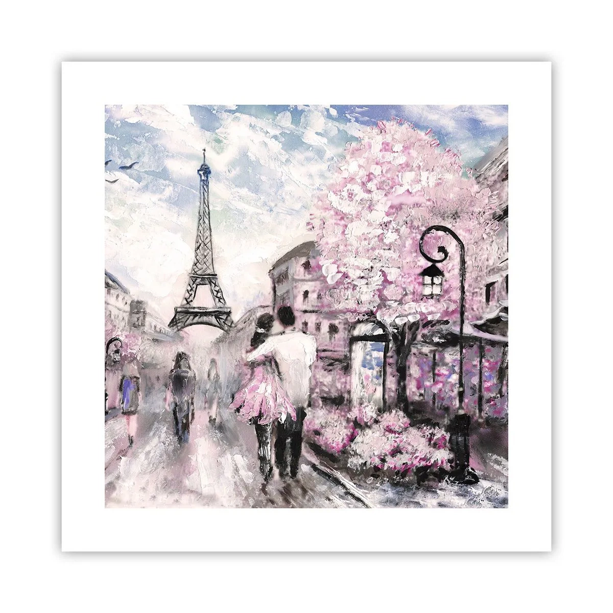 Plakat - Hvis du bliver forelsket, er det kun i... - 40x40 cm