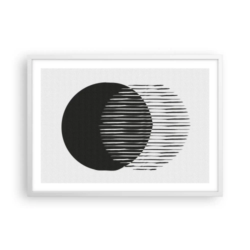 Plakat i hvid ramme - Hans alter ego - 70x50 cm