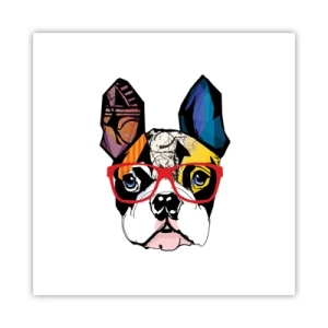 Plakat - Intellektuel - 40x40 cm