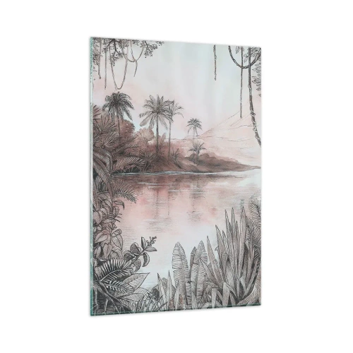 Billede på glas - En opdagelsesrejsendes dagbog fra det 19. århundrede - 80x120 cm