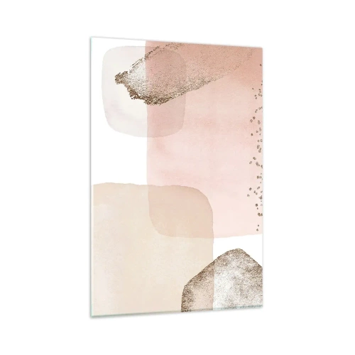 Billede på glas - Et kig gennem farver - 80x120 cm