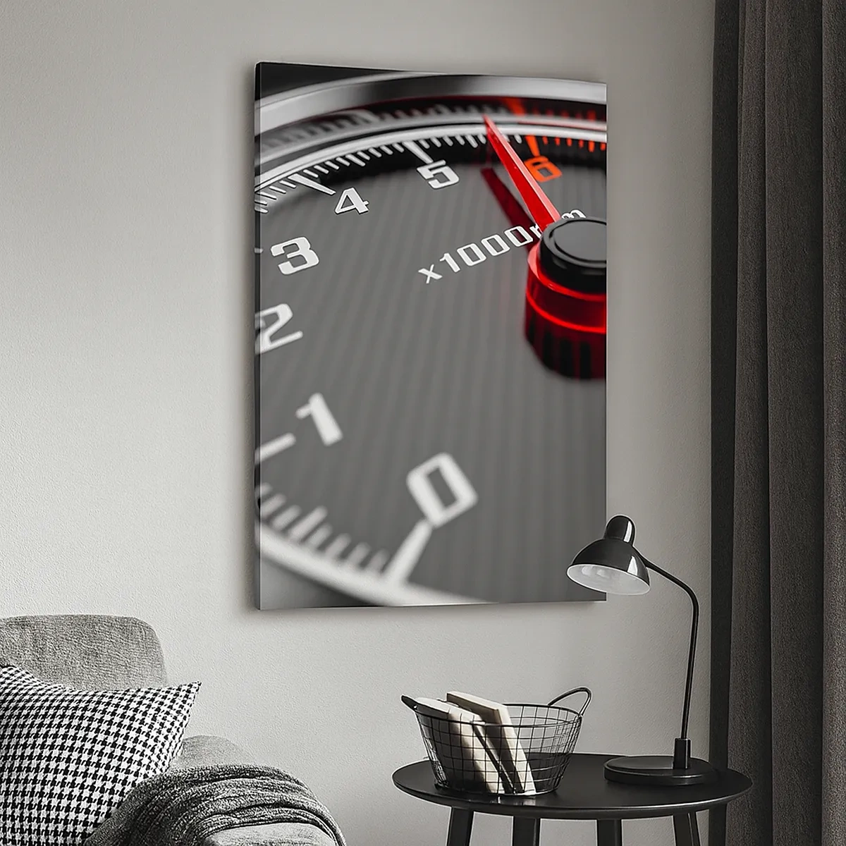 Lærredstryk - Billede på lærred - Træd på speederen - 50x70 cm