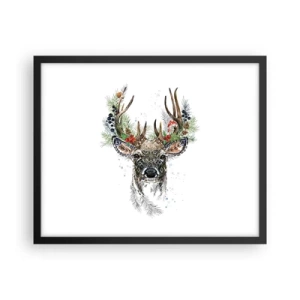 Plakat i sort ramme - I festlig påklædning - 50x40 cm