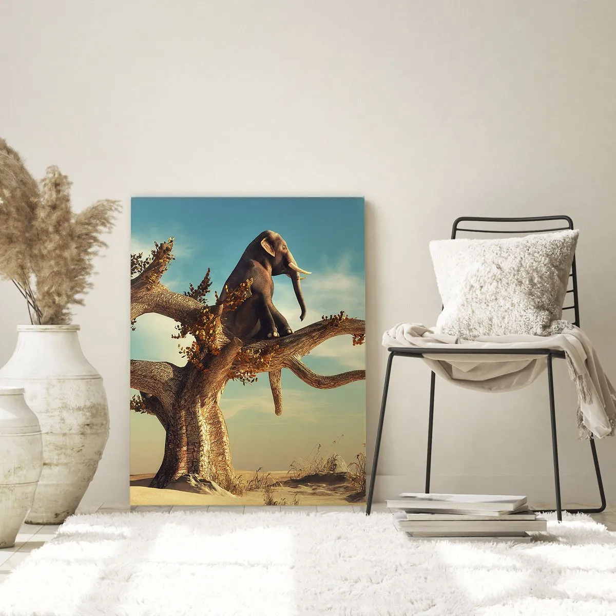 Billede på glas - Et nyt synspunkt - 70x100 cm