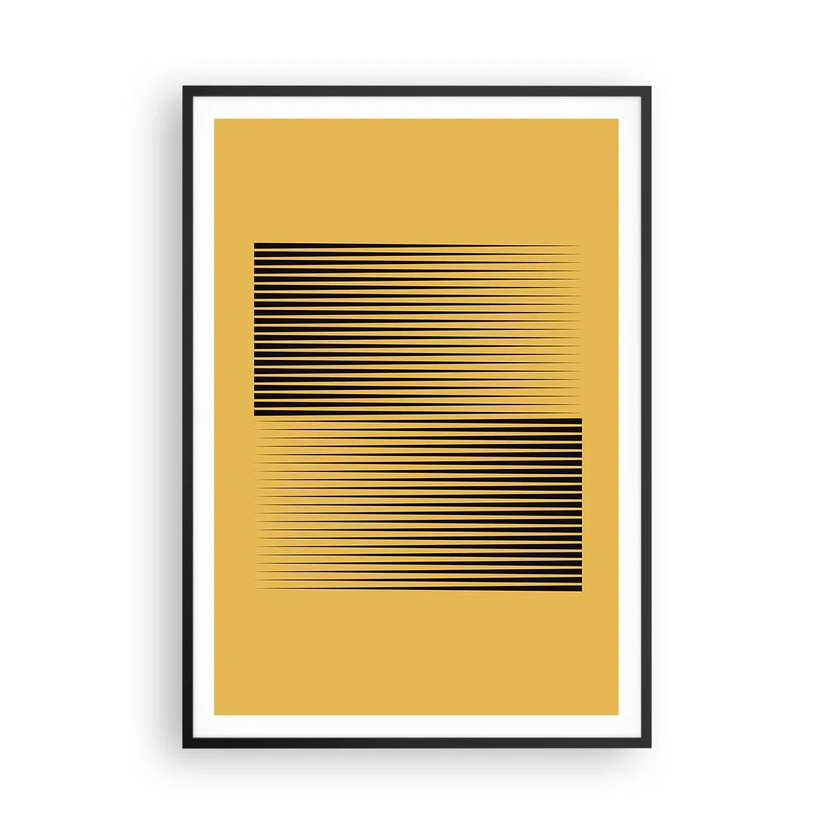 Plakat i sort ramme - Modsætningernes kvadrat - 70x100 cm