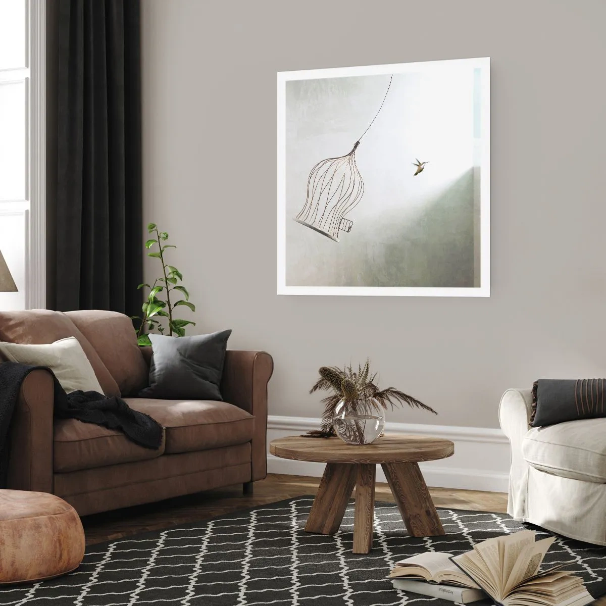 Plakat - I sit elementet - 50x50 cm