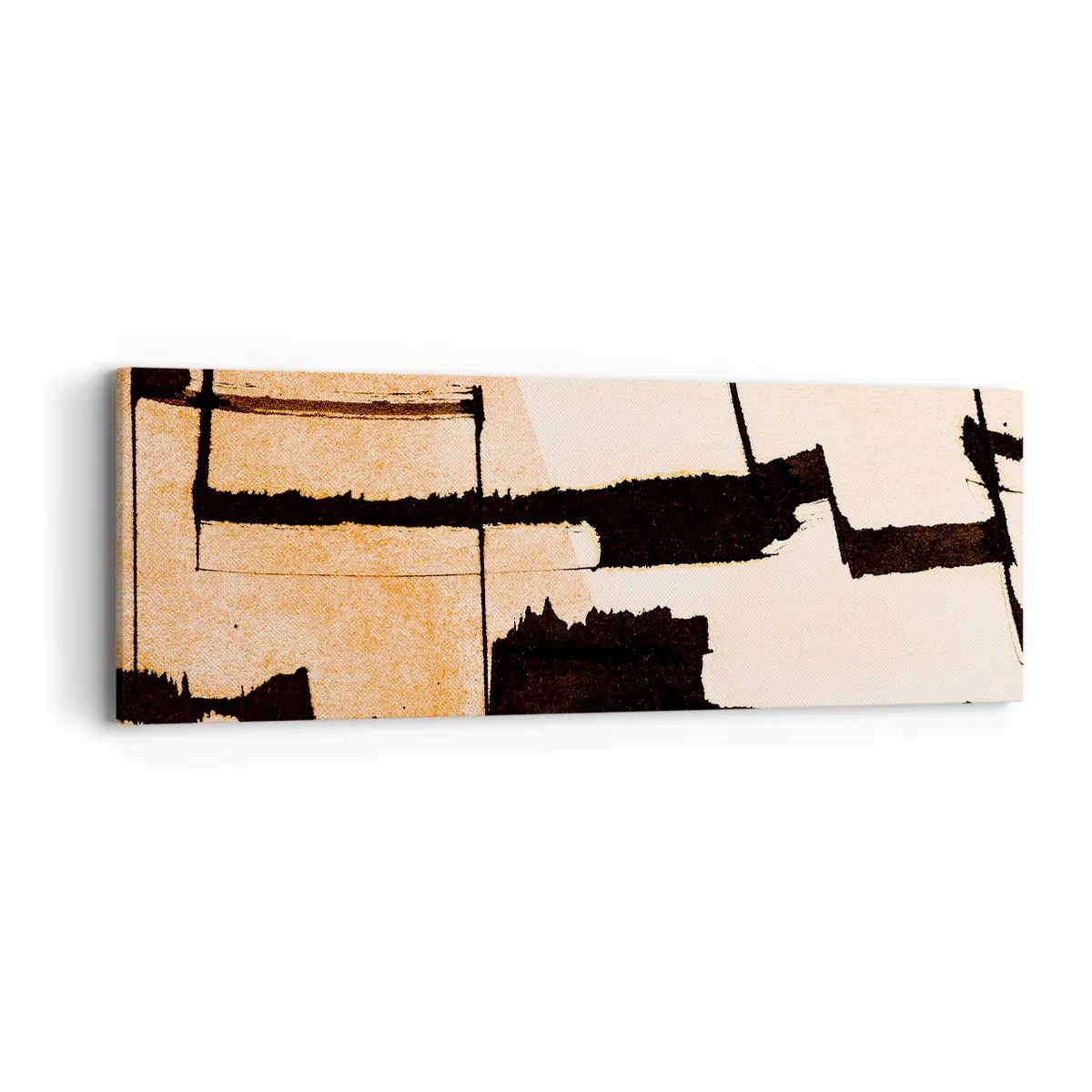 Lærredstryk - Billede på lærred - Og alligevel orden - 90x30 cm