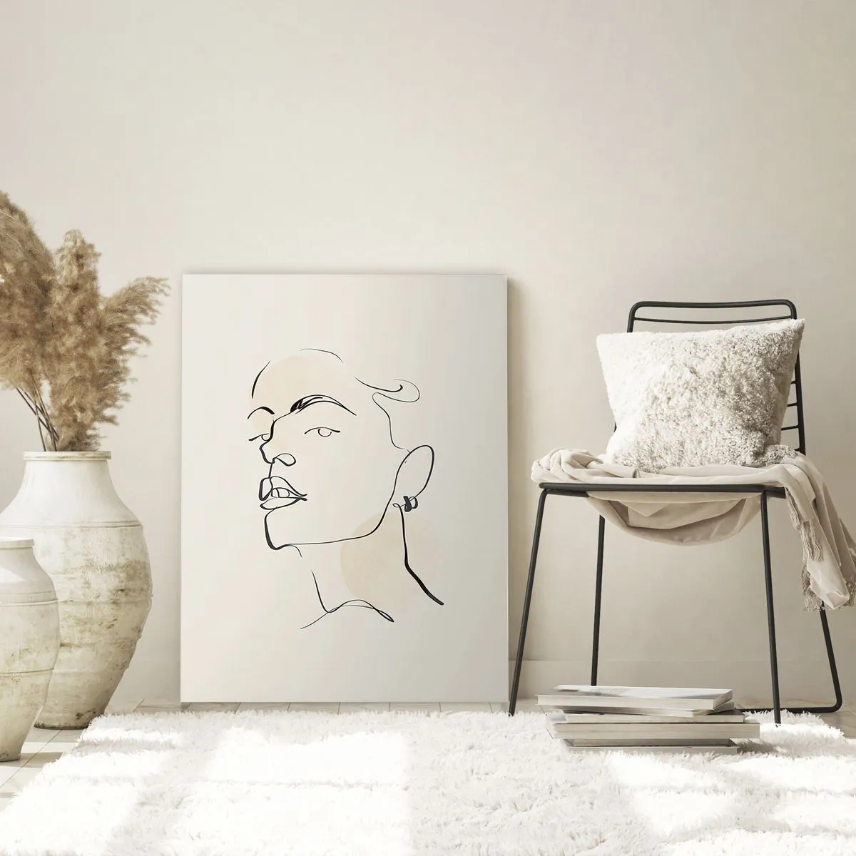 Billede på glas - Et stolt blik - 70x100 cm