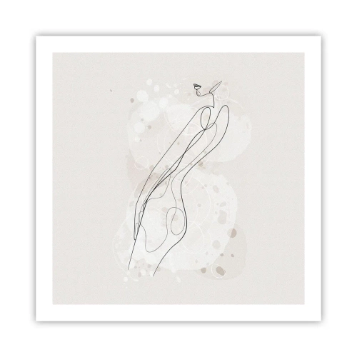 Plakat - At forvilde sig med blikket - 60x60 cm