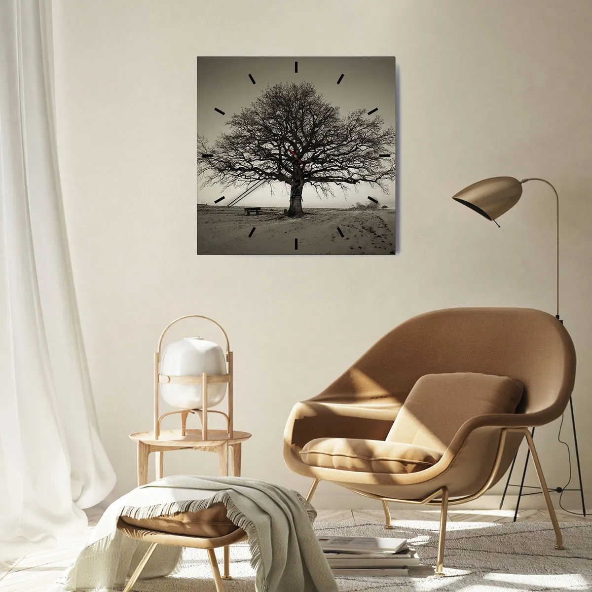 Vægur, Uret - Herfra og til evigheden - 30x30 cm