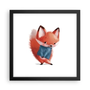 Plakat i sort ramme - Ser jeg smuk ud i den her? - 30x30 cm