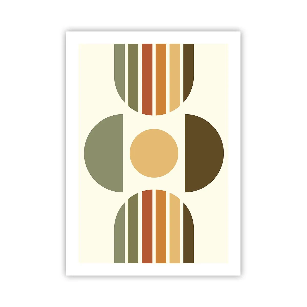 Plakat - I jordfarver - 50x70 cm
