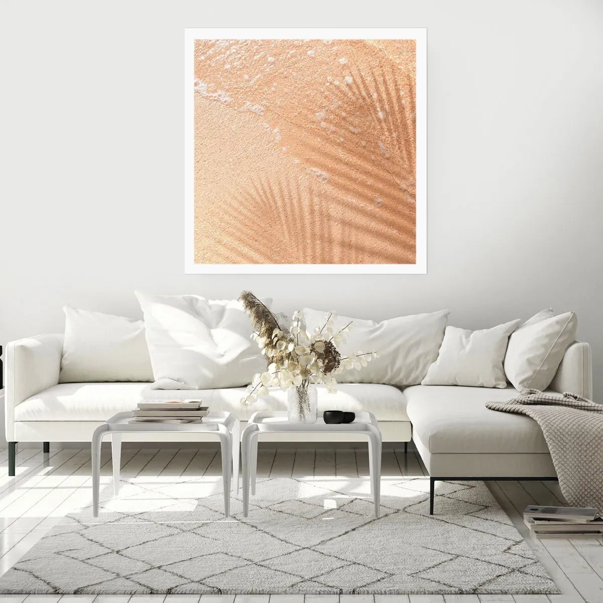 Plakat - Skyggen af en varm sommer - 50x50 cm