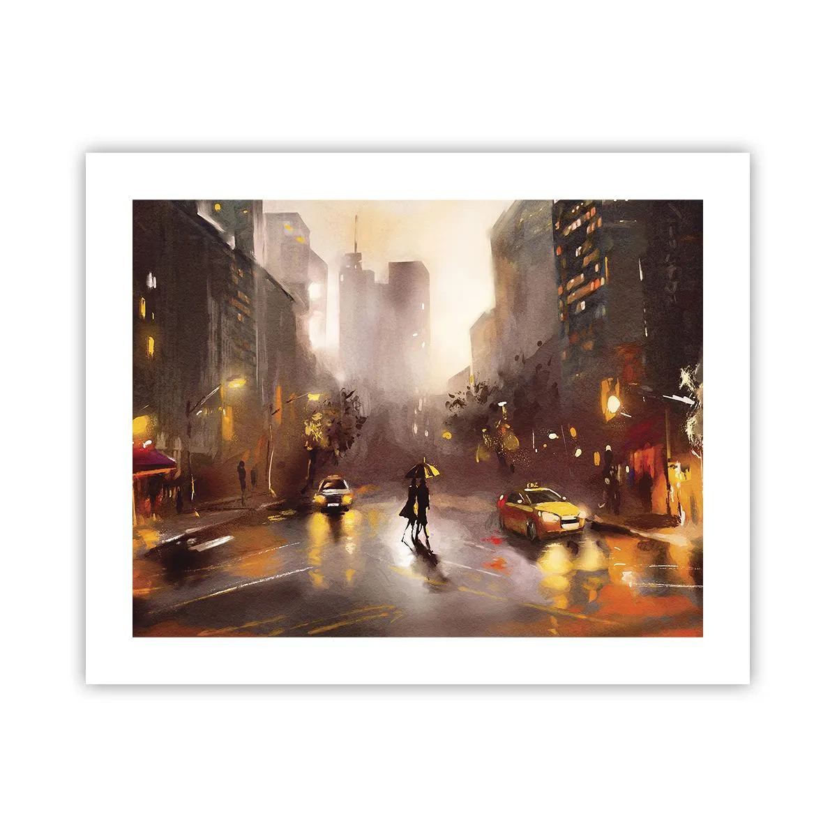 Plakat - Til New Yorks lys - 50x40 cm