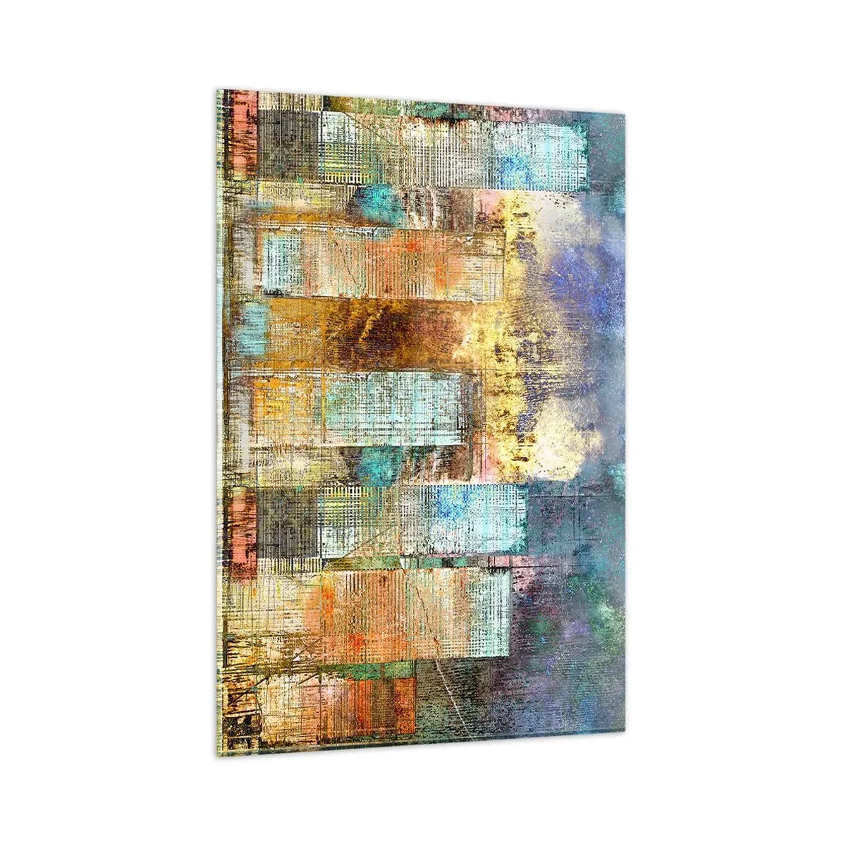 Billede på glas - Solrig metropol - 80x120 cm