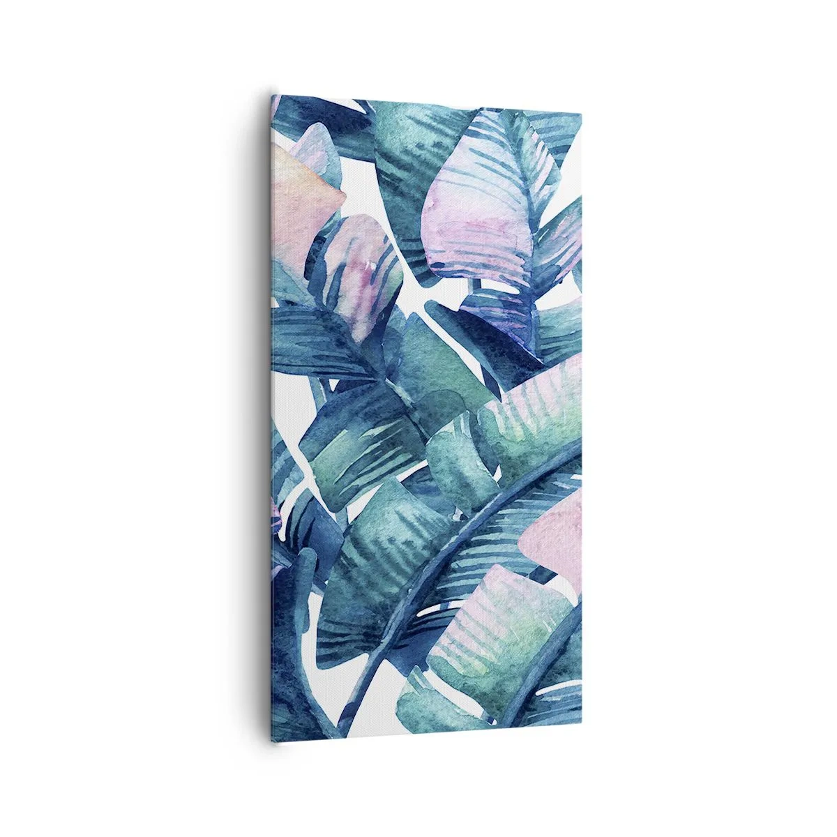 Lærredstryk - Billede på lærred - I en bananlund - 65x120 cm