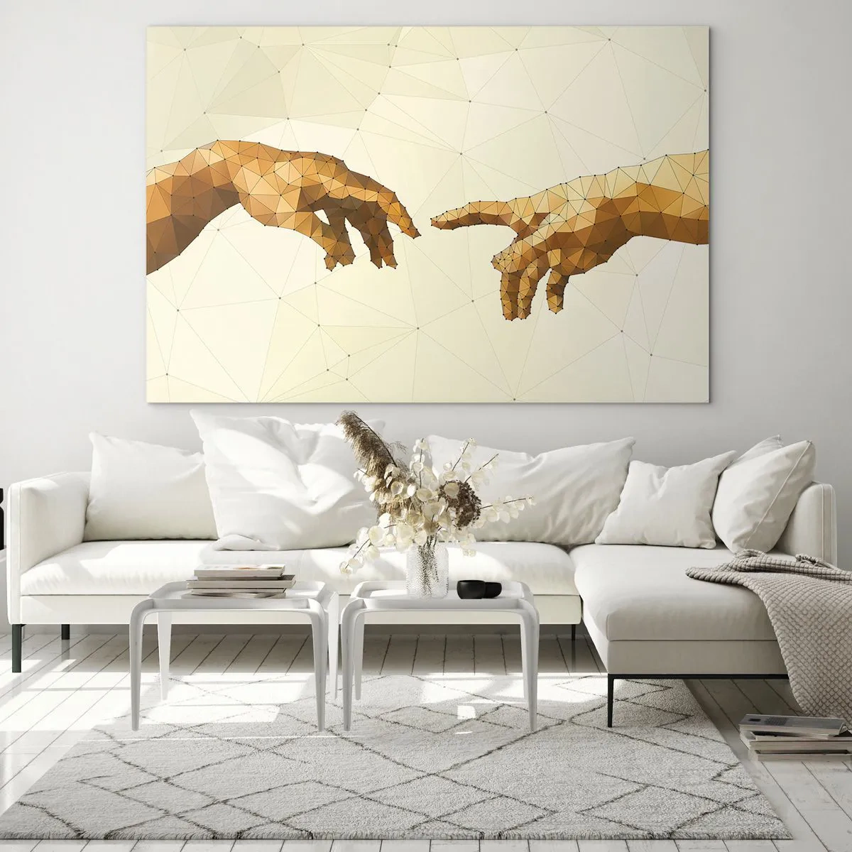 Billede på glas - Guddommelig geometri - 100x70 cm