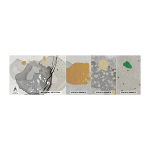 Prøve Fototapet Premium Sand - Organisk komposition - Abstraktion, Blots, Maling - 100x30 cm