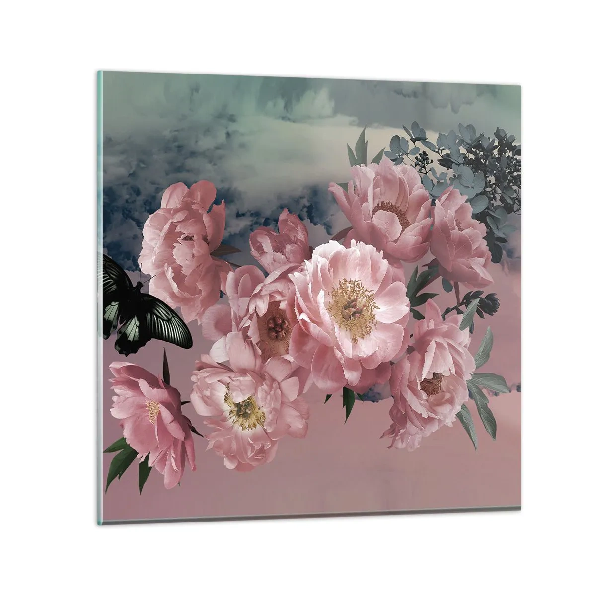 Billede på glas - Højdepunktet af romantikken - 60x60 cm