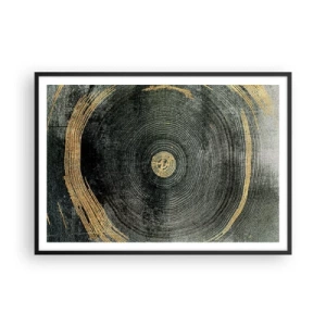 Plakat i sort ramme - Forandring og varighed - 100x70 cm