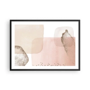 Plakat i sort ramme - Et kig gennem farver - 70x50 cm