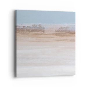Lærredstryk - Billede på lærred - Tvetydigt landskab - 40x40 cm