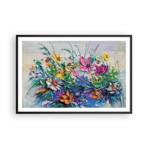 Plakat i sort ramme - Overhovedet ikke et stilleben - 91x61 cm