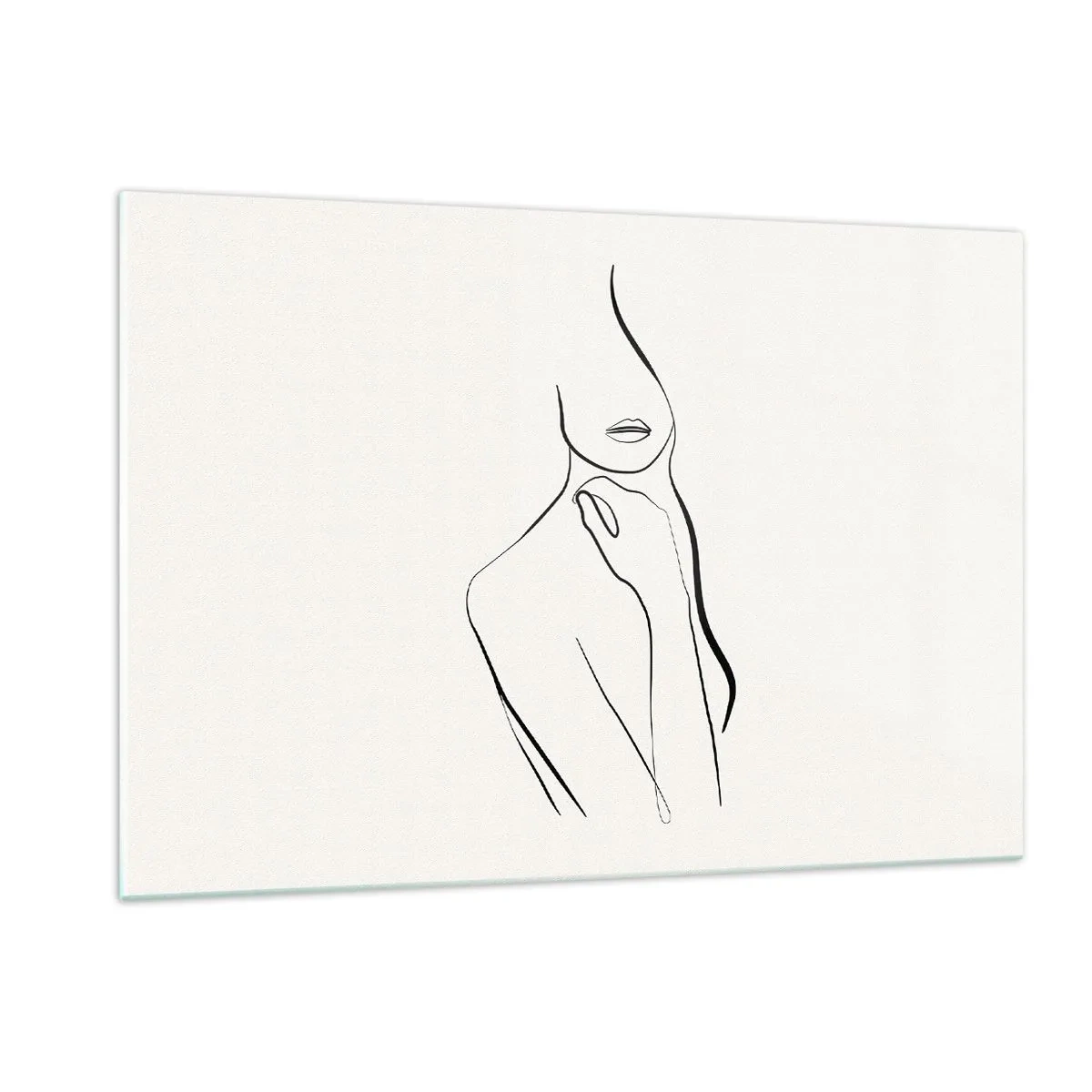 Billede på glas - Bølge af melankoli - 120x80 cm