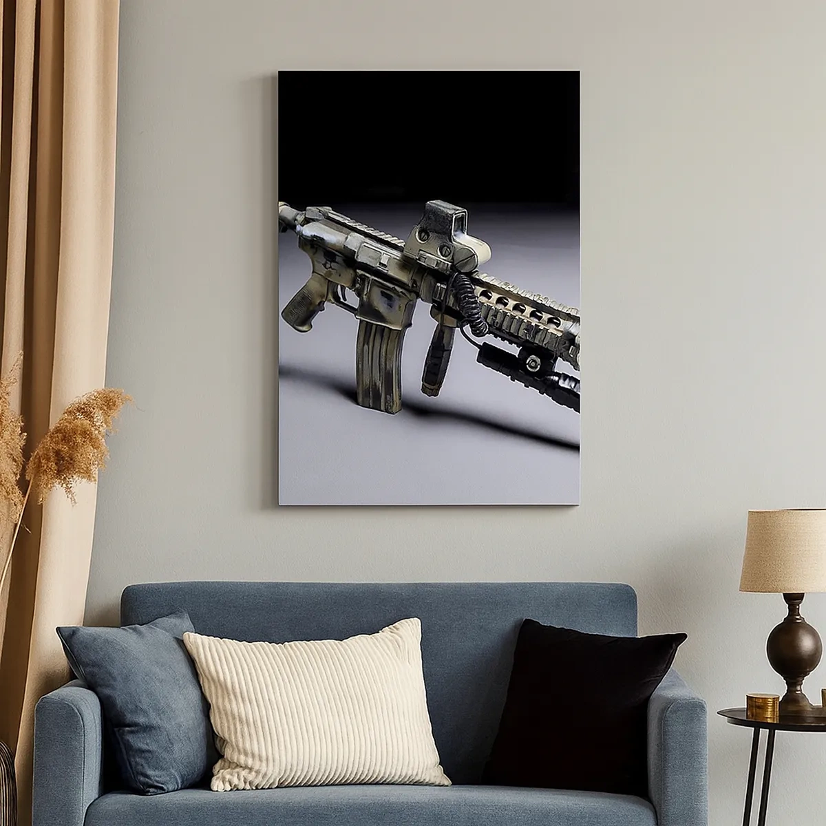 Lærredstryk - Billede på lærred - Altid farlig - 50x70 cm