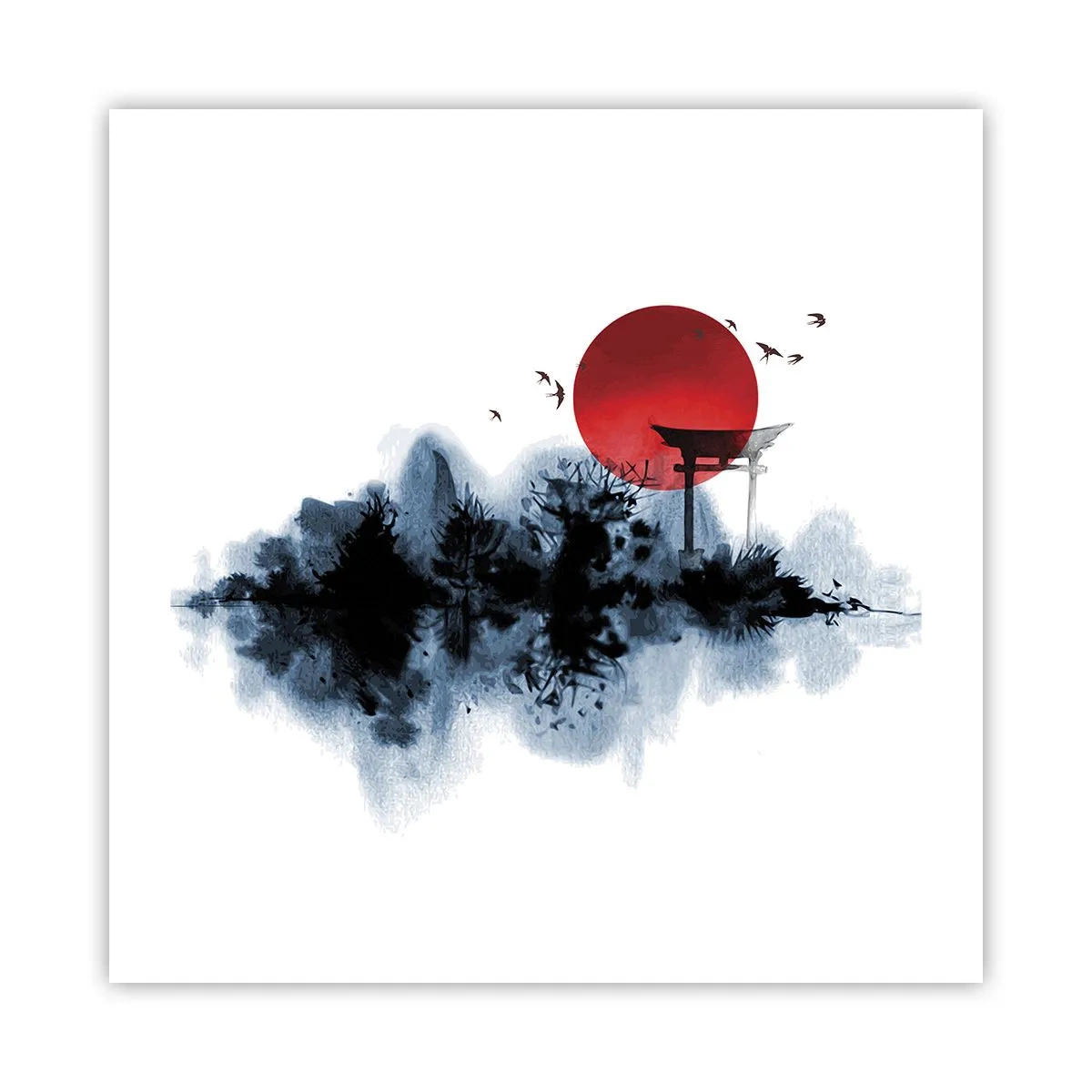 Plakat - Et japansk synspunkt - 50x50 cm