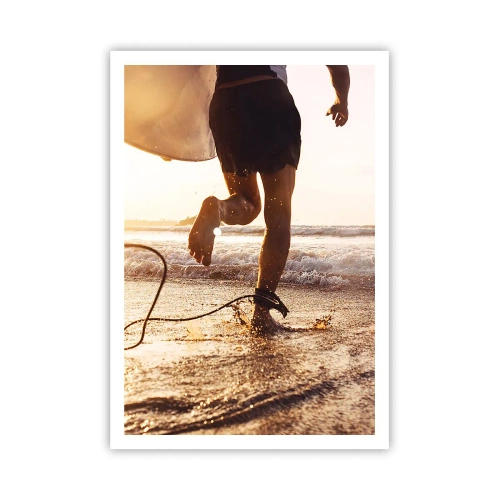 Plakat - For at møde bølgen - 70x100 cm