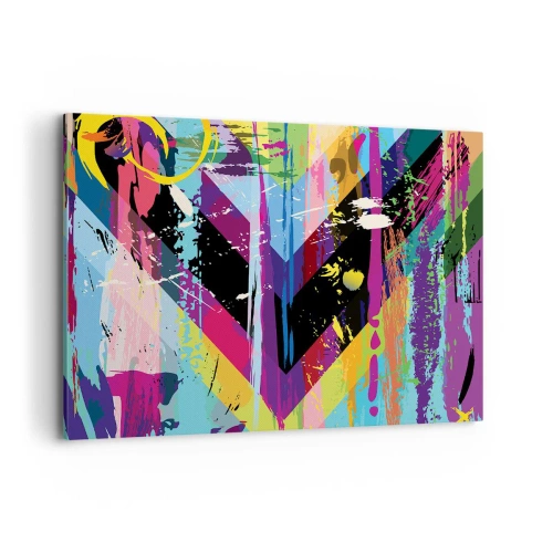 Lærredstryk - Billede på lærred - Fra top til bund - 120x80 cm