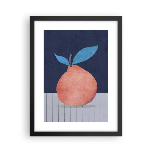 Plakat i sort ramme - Konveksitet og plan - 30x40 cm