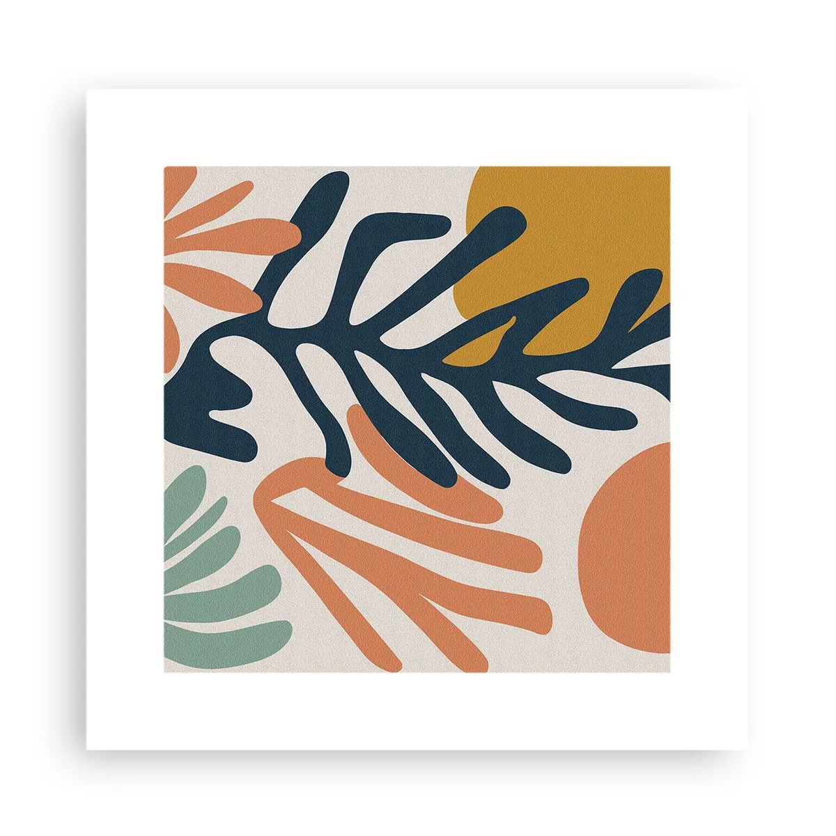 Plakat - Koralhav - 30x30 cm