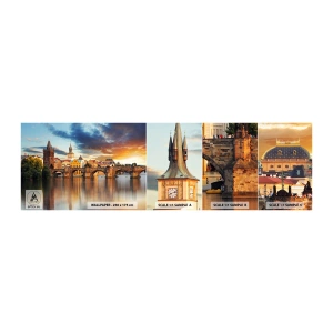 Fototapet Prøve Standard Eco - Smukt for evigt - By, Prag, Tjekkiet - 100x30 cm