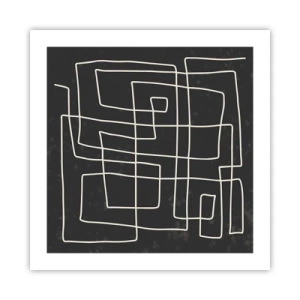 Plakat - Ikke helt så enkel - 50x50 cm