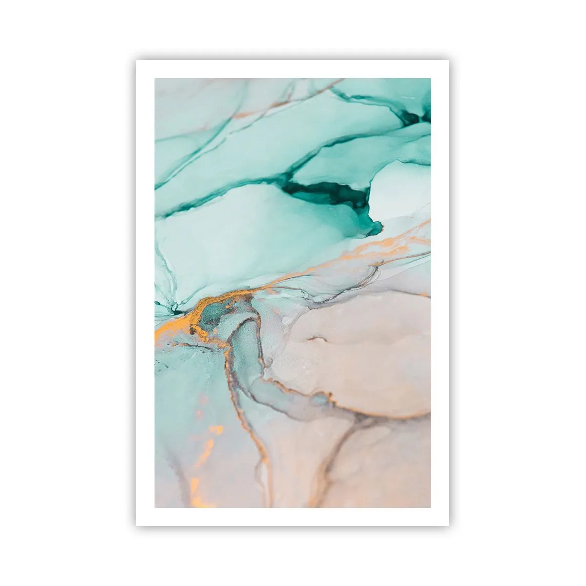 Plakat - Dans af former og farver - 61x91 cm