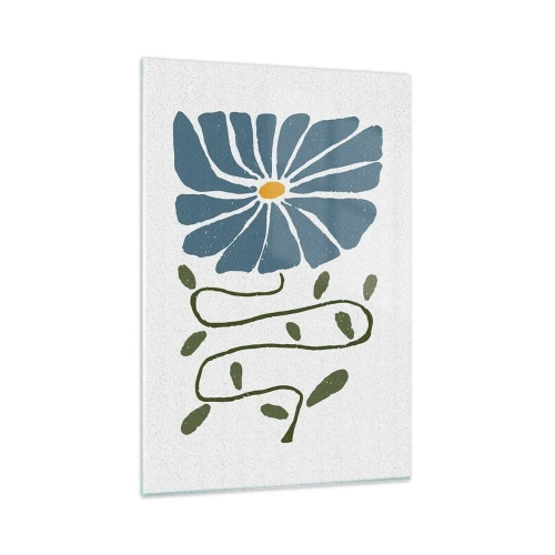 Billede på glas - Fra kvist til blomst - 80x120 cm