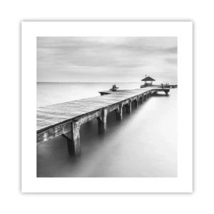 Plakat - Ind i det fjerne - 40x40 cm