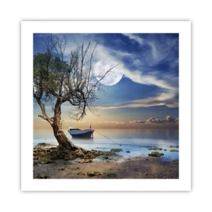 Plakat - Er dette enden eller begyndelsen? - 50x50 cm