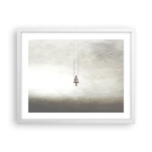 Plakat i hvid ramme - Barnet i os selv - 50x40 cm